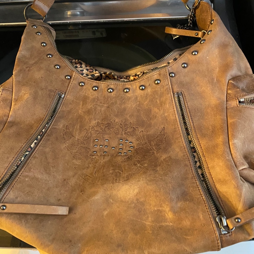 Harley Davidson leather purse